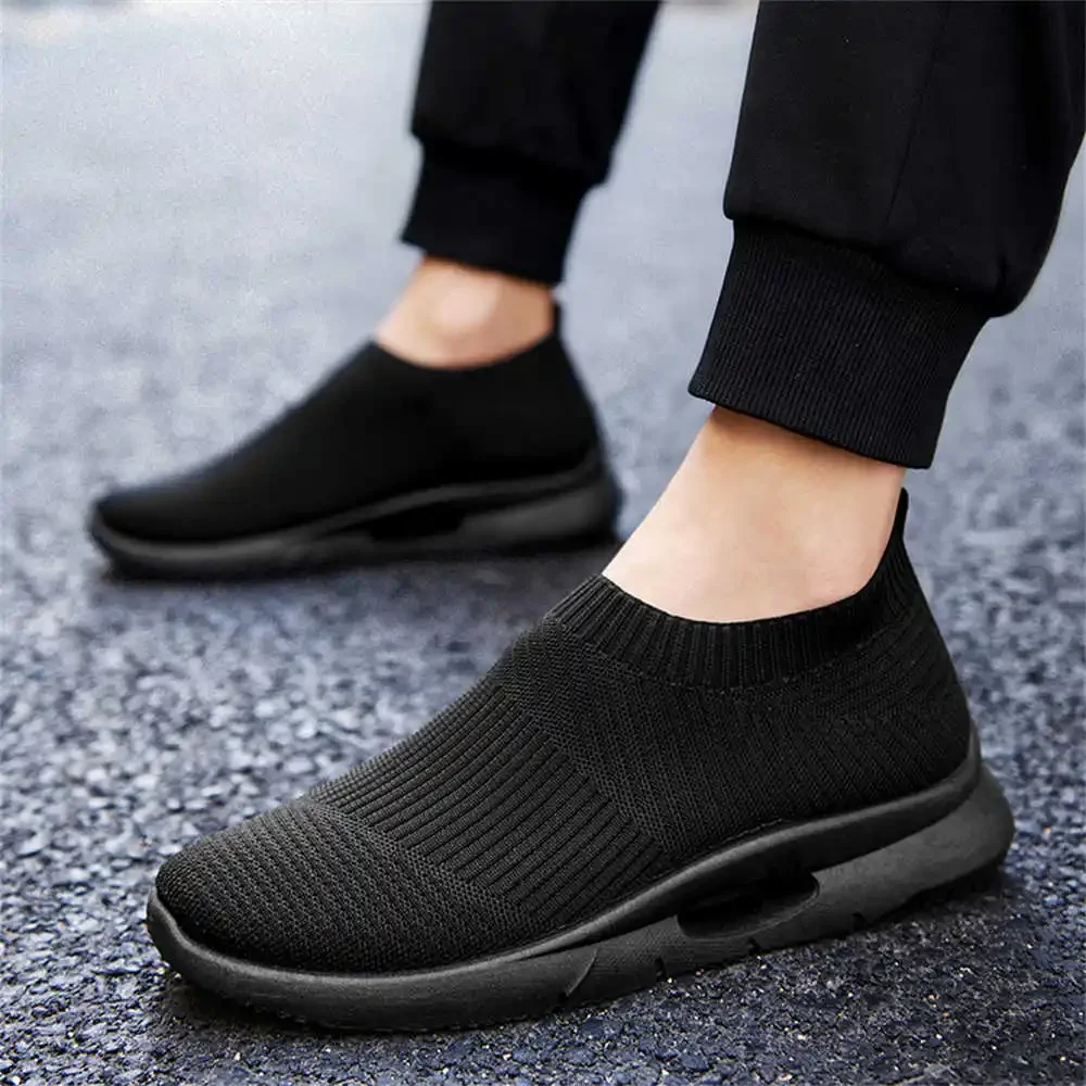 Round Tip Knit Style Sneakers Casual Cosplay Male Men's Designer Shoes Sport Tines Branded Gifts Sapateneis Foot-wear