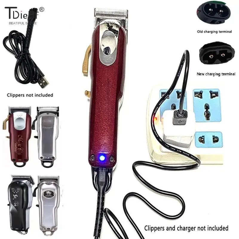 

Length 1/2M USB Charging Cable Adapter Cord Electric Hair Clippers Power Supply For 8148/8591/8504 Electric Clipper Access