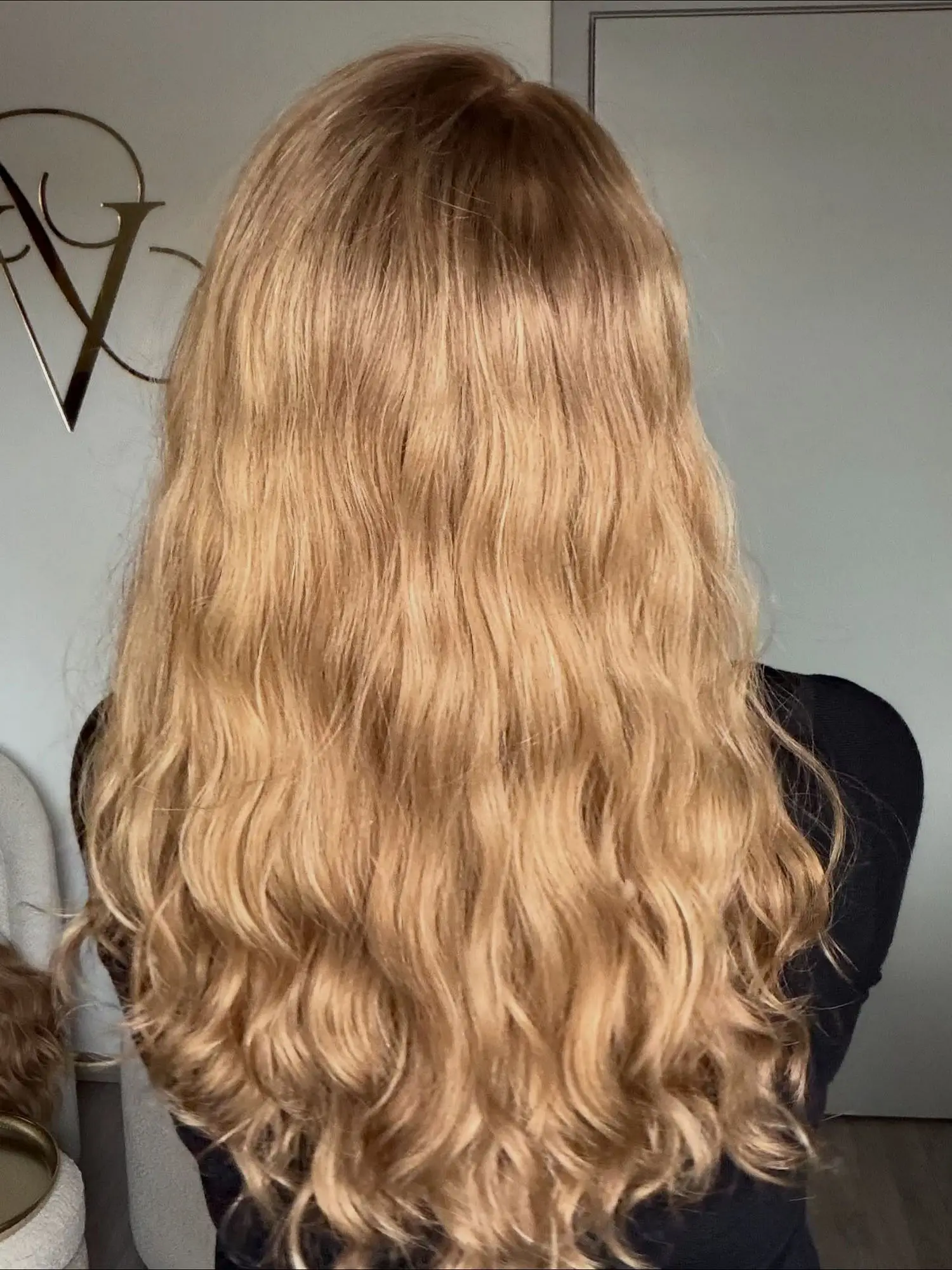 عالية الجودة الدافئة العسل شقراء يسلط الضوء على HD الدانتيل الاصطناعية تأثيري الباروكات 13*4 عالية الوضوح غلويليس شعر مستعار المصنع الأصلي الشعر #2