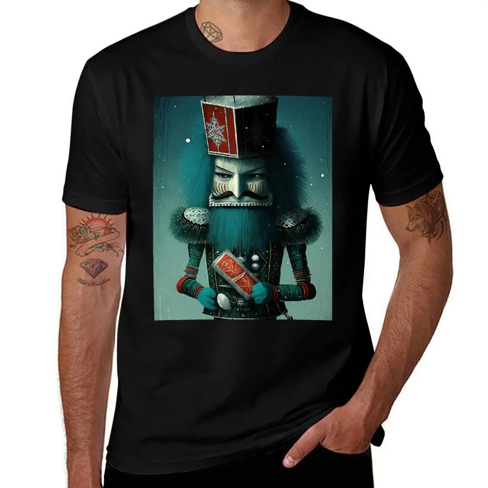 Lonely Nutcracker T-Shirt Plus Size Non-Shrink T-Shirt