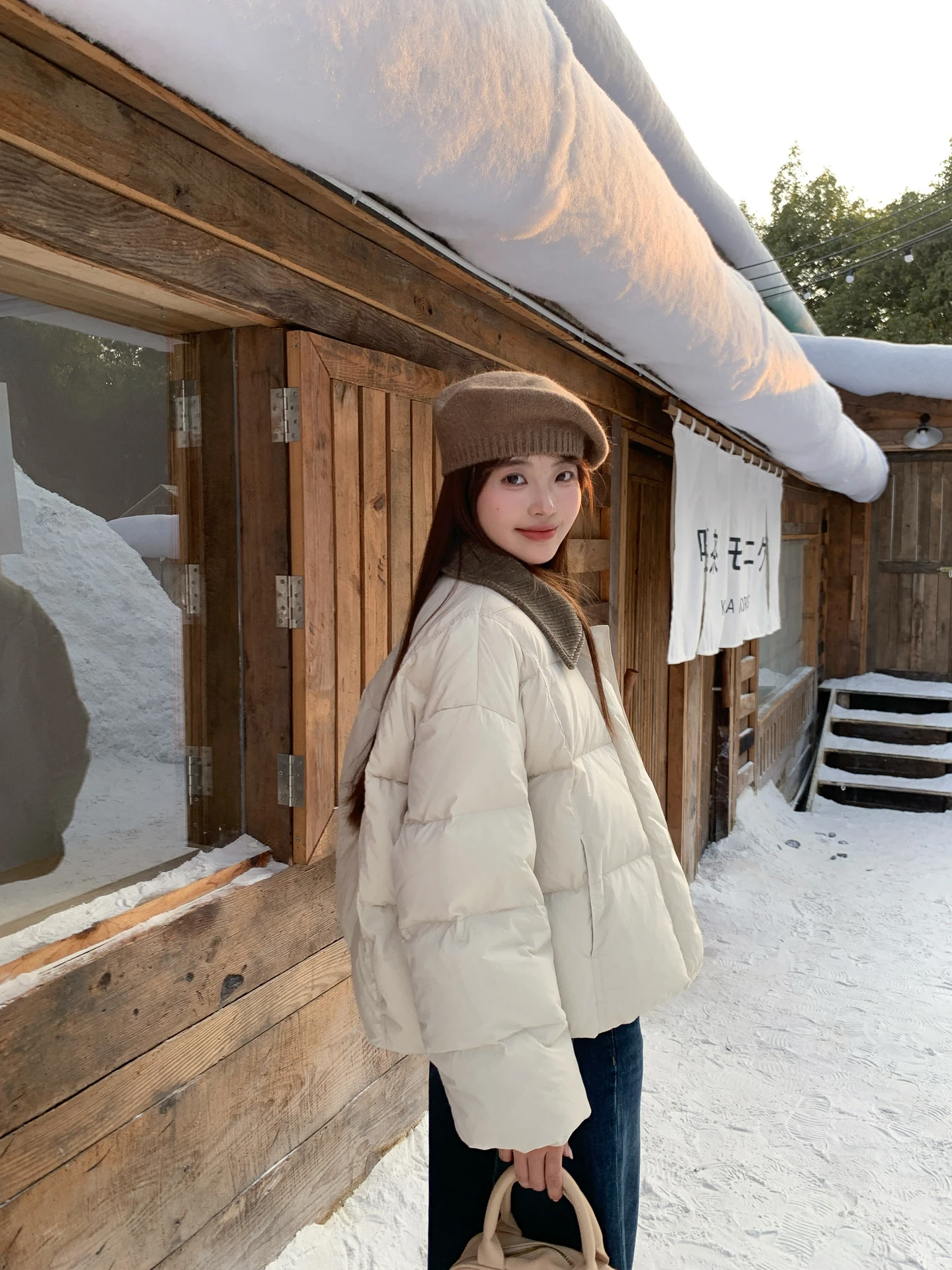 

Теплое женское свободное зимнее пальто Bread Sle down Jaet, простой дизайн, утягивающая хлопковая верхняя одежда, пальто