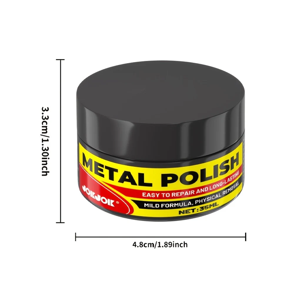 Complete Metal Polishing Paste Set – Quick And Efficient Shine Reviver for Chrome, Stainless Steel, And Coated Metal – Includes