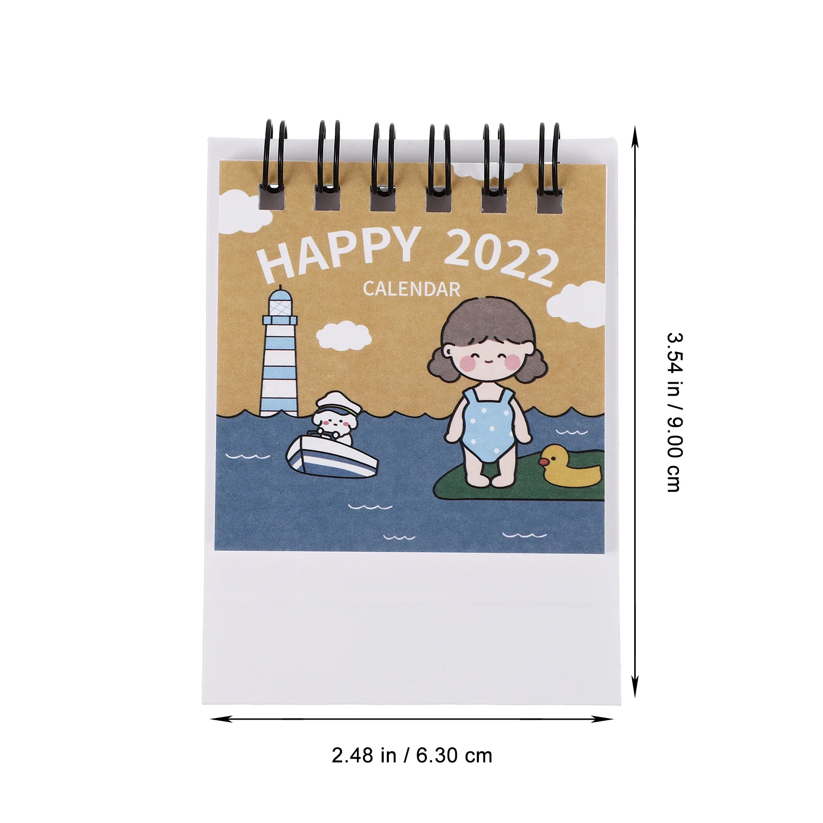 

Small Desk Calendar Calendars Chic Note-taking Practical Daily Paper Office 2022 Desktop