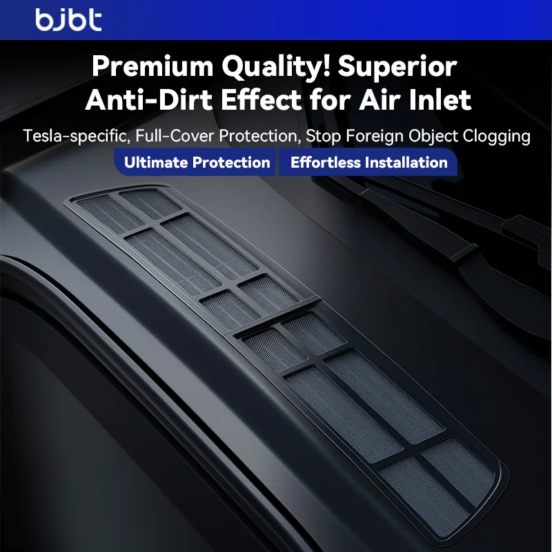 

BJBT Air Inlet Protective Cover For Tesla Model 3 Y Juniper 2024-2025 Anti-insect Anti-fouling Front Cover Air-Condition Cover