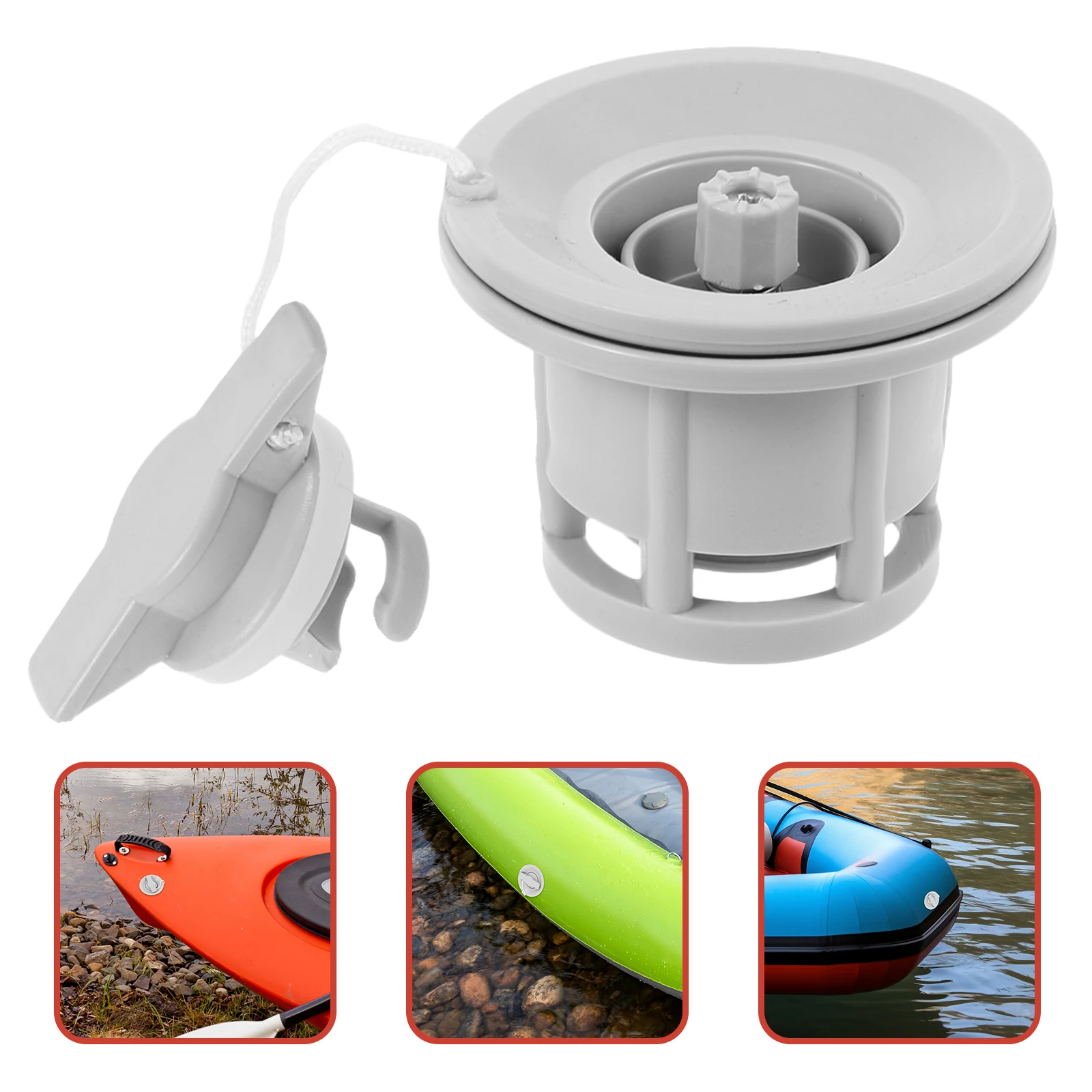

Rubber Inflatable Boat Boat Inflate Valve High Cock Plastic Air Valve For Kayak Canoe Marine Accessories