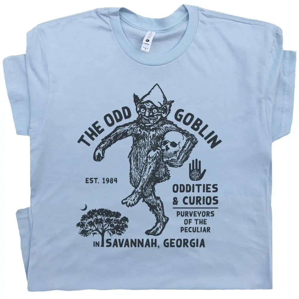 Oddities Shop T Shirt Goblin  for Men Women  Mode s Unusual Occult Weird Graphic Tee Vintage Savannah GA