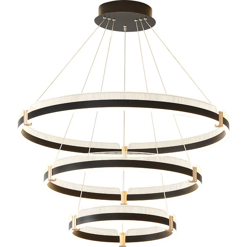 

Living room lamp simple modern atmosphere light luxury new Nordic bedroom ceiling lamp crystal dining room chandelier