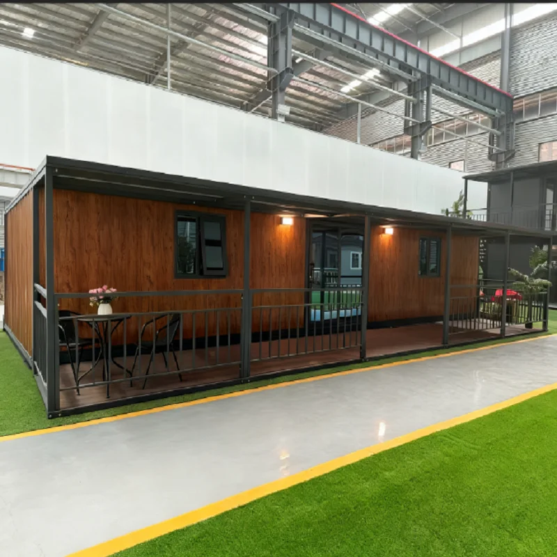 Customized Modular Steel-framed, Expandable Container Homes with Kitchens, Bathrooms, and Living Spaces, Suitable for Villas