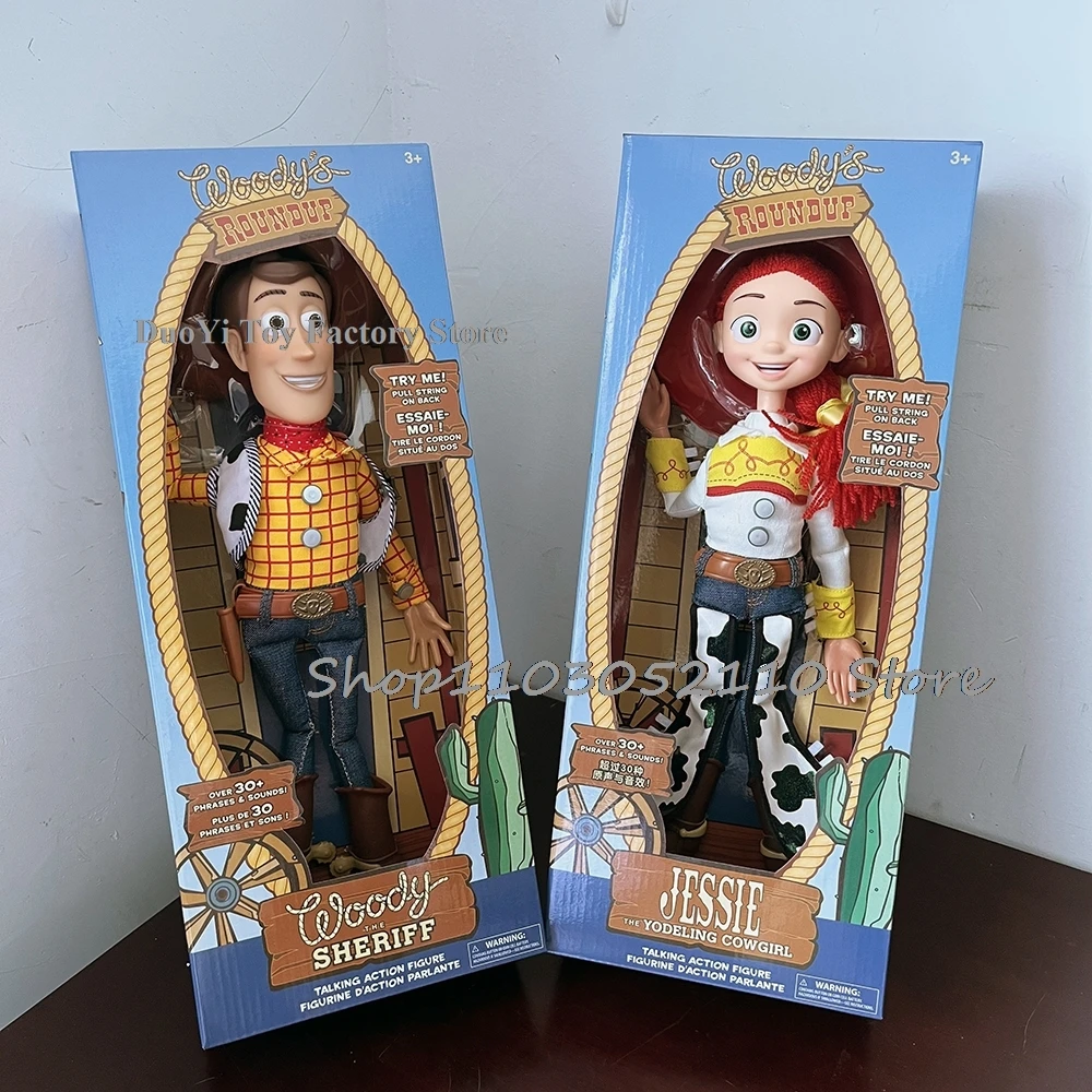 لعبة قصة 4 تالاندي وودي جيسي Actionfigur Sjungande Mjuk Somt Animefigur Dekoration Foddelsedagsmodell Presentleksaker هدية لطيفة