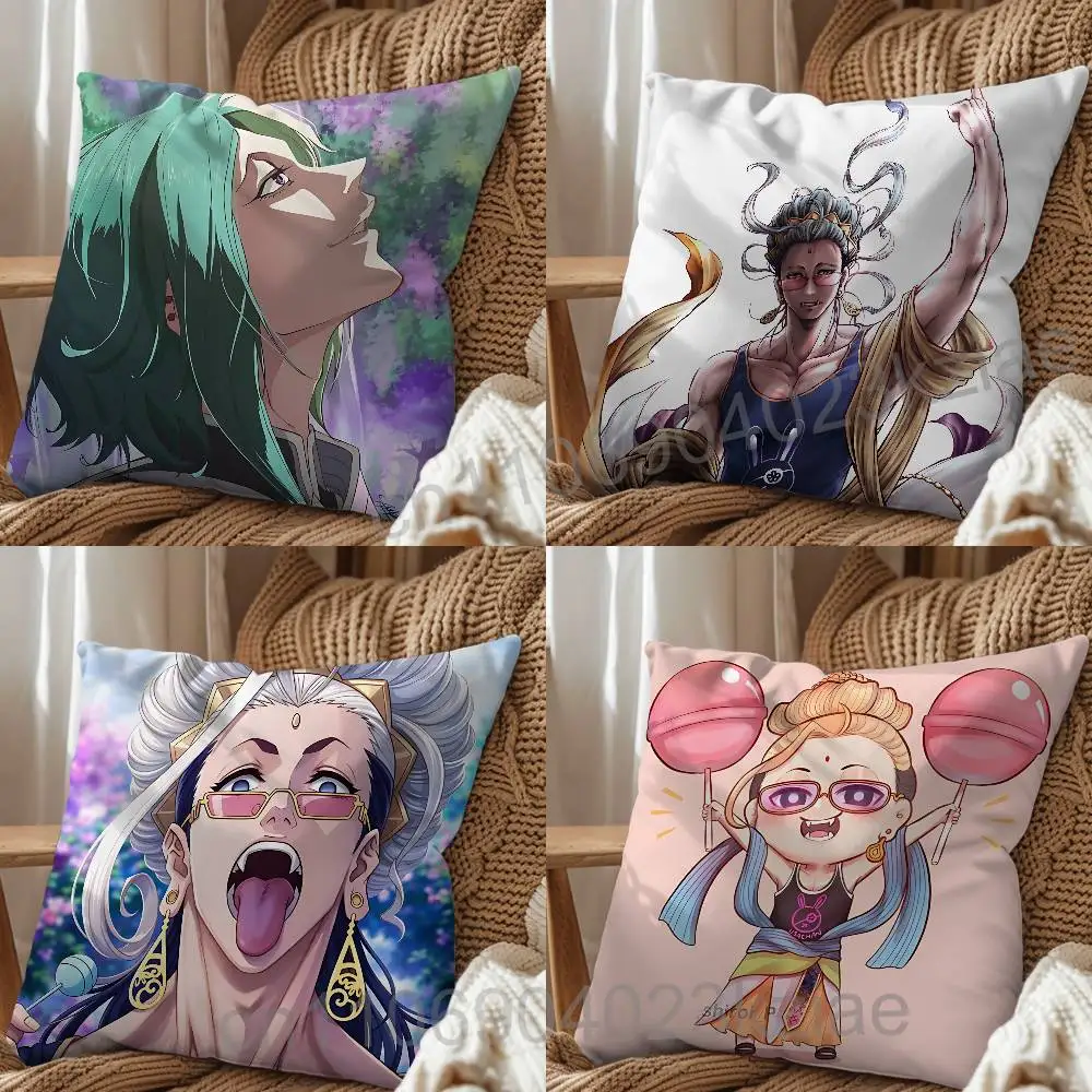 Loki cool Record of Ragnarok Buddha Cushion Cover Suitable For Sofa Car Bedroom Office Cushions Decorative Pillow Case