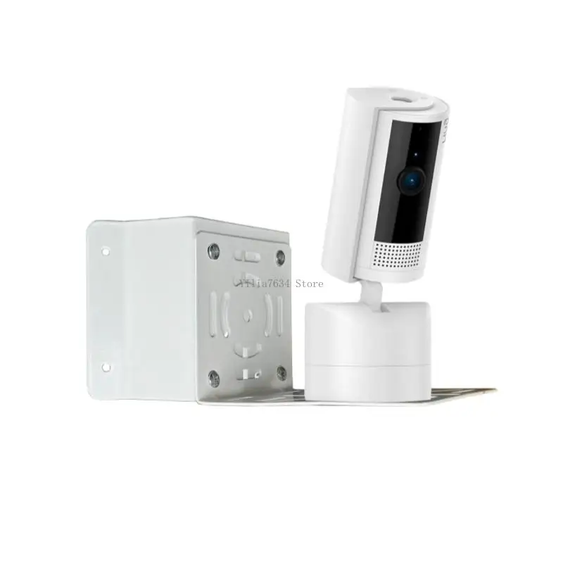 Universal Corner Mount for Security Camera, Metal Mounting Corner Bracket Suitable for CCTV Cameras LED Light