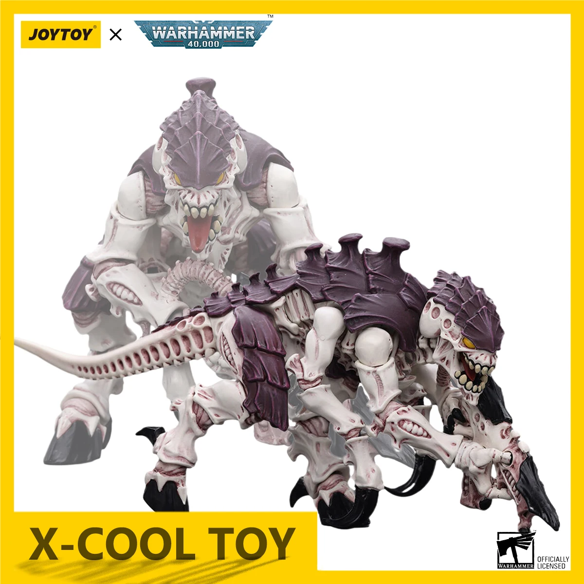 JOYTOY Warhammer 40K tyrannides Figurine 1/18 ruche flotte Léviathan thermagant avec Fleshborer Joint modèle mobile Figurine jouet