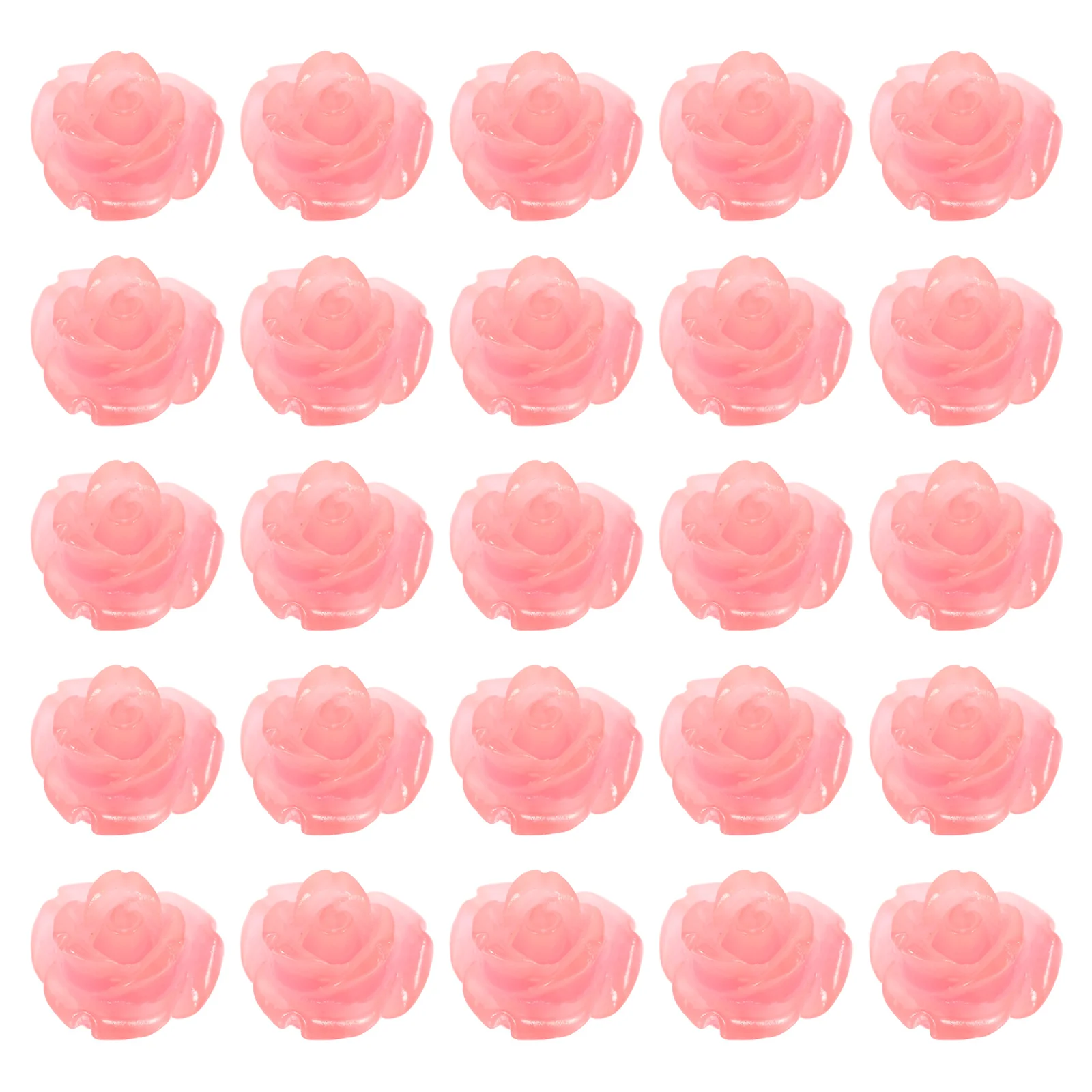 

50Pcs Rose Beads Carved Pink Shell Loose Beads DIY Jewelry Bracelets Earrings Making Accessories DIY Bead Accessories