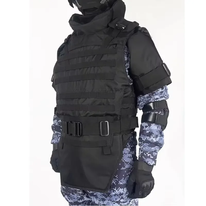 Tactical Combat Vest MOLLE System Training Protective Gear with Sub Pouches for Military Police Airsoft Hunting Outdoor Use