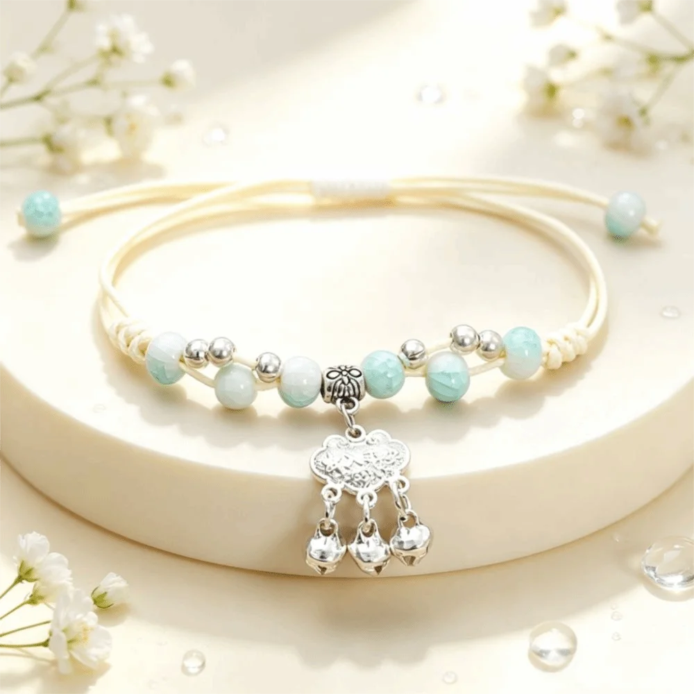Art String Hand Rope Tassel Bracelet Male and Female New Safe Lock Bracelet Hand String Bracelet Student Gift
