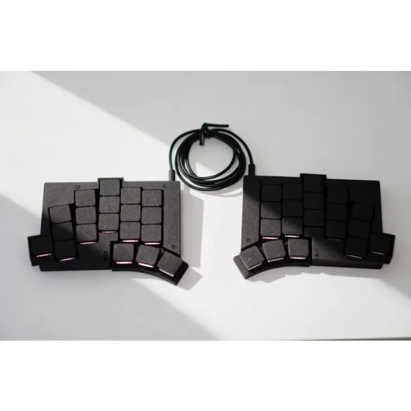 TOTEM Split Keyboard Kit Customized Hotswap Wired Single-mode Keyboard FDM 3D Printed Shell Ergonomic Choc Switch Keyboards VIAL
