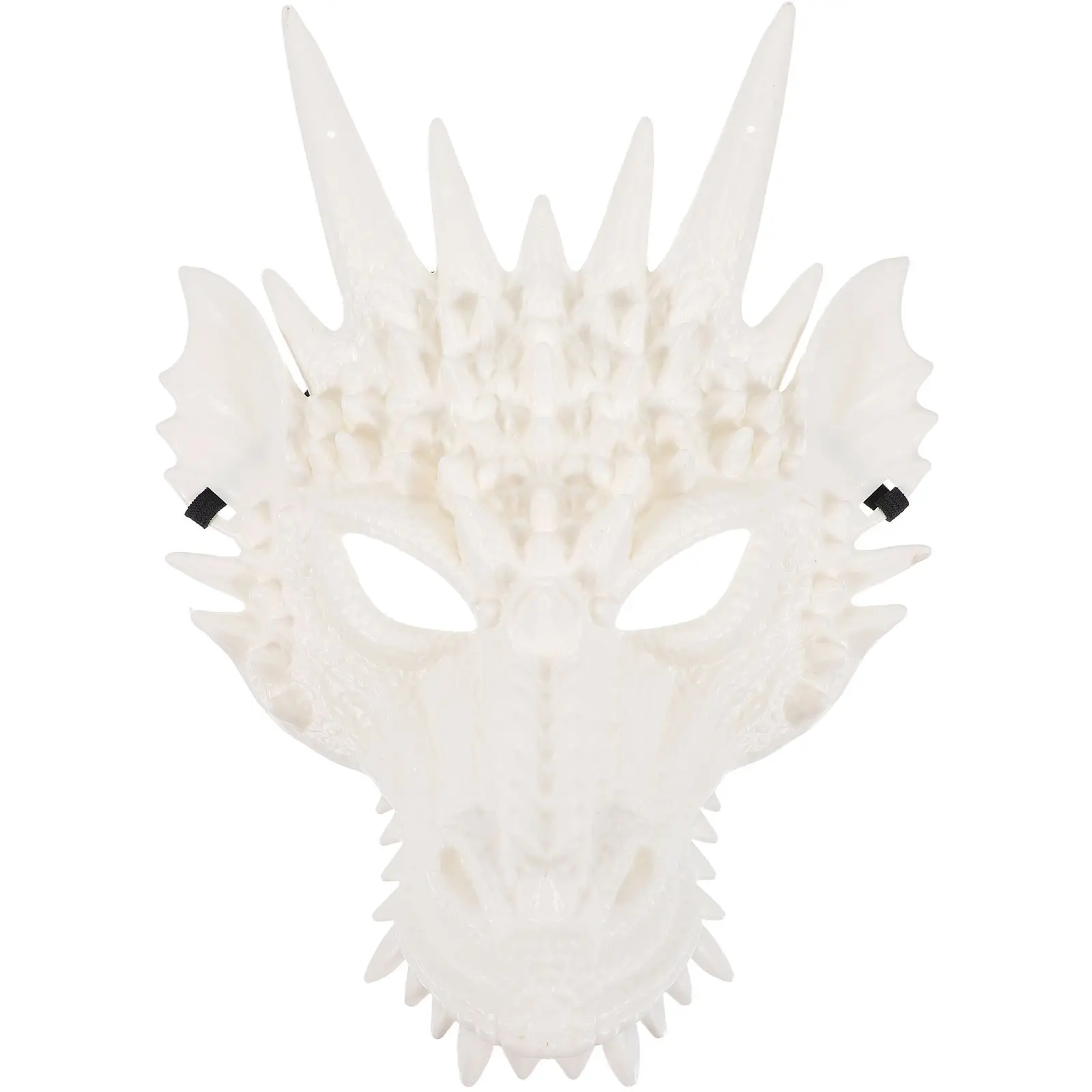 Máscara de dragão de plástico, acessório de fantasia de festa de halloween, máscara masculina, cosplay, fantasia de festa