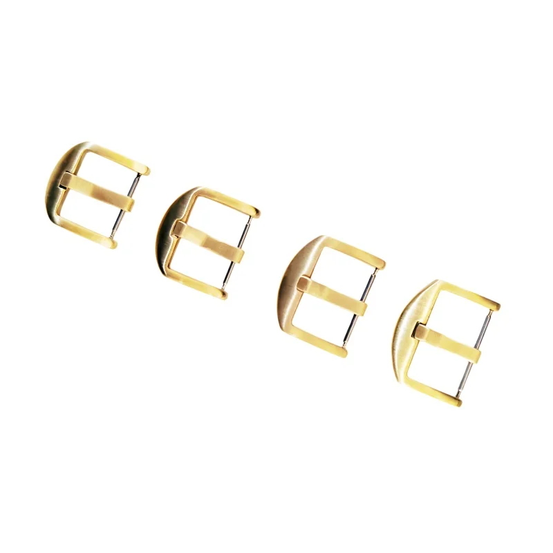 Wholesale 10PCS/Lot Brass Watch Buckle 18MM 20MM 22MM 24MM Watch Brass Clasp Copper Bronze  For Watch Bands Watch Straps