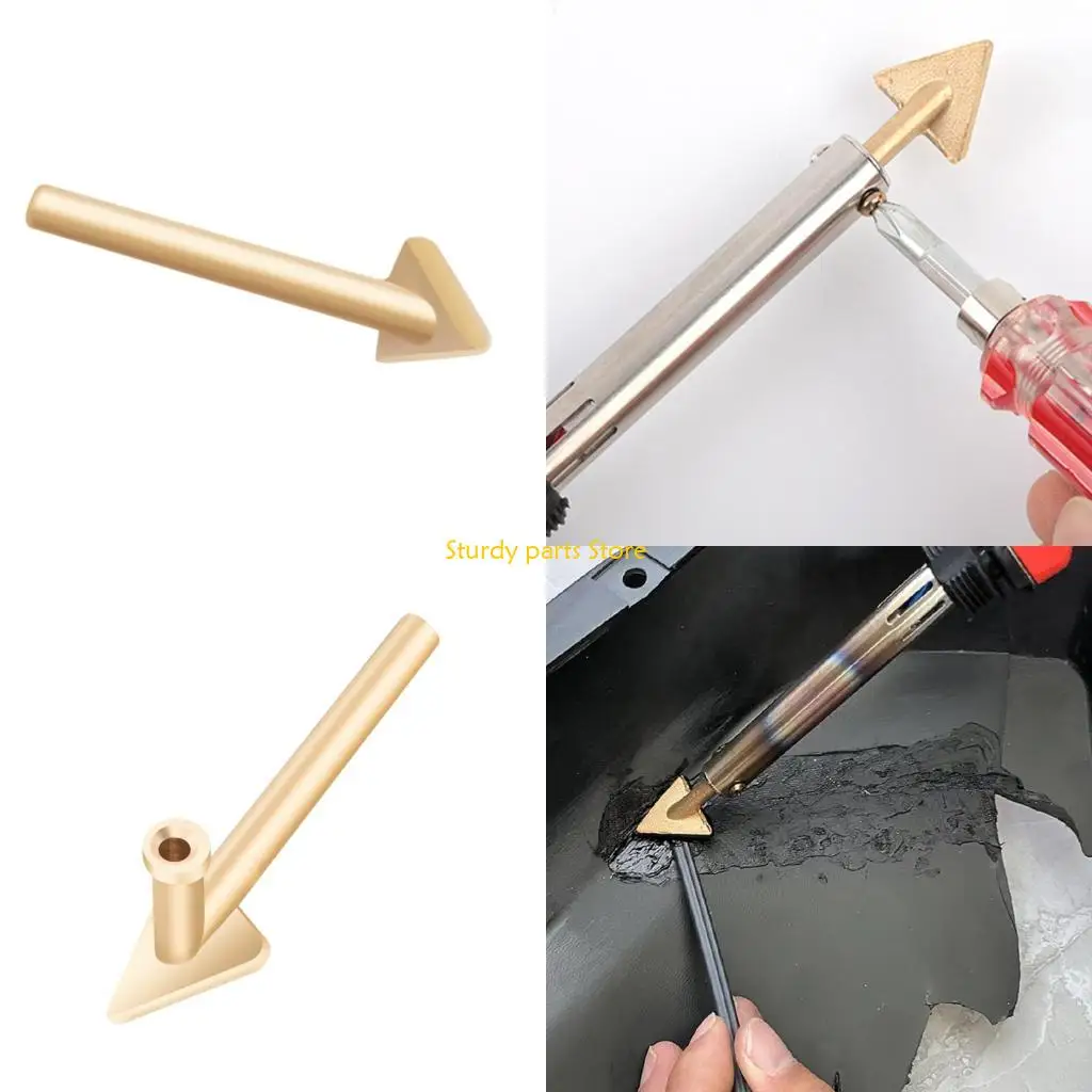 

97QC Triangular Copper Heating Tip for Leather Smoothing and Plastic Restoration