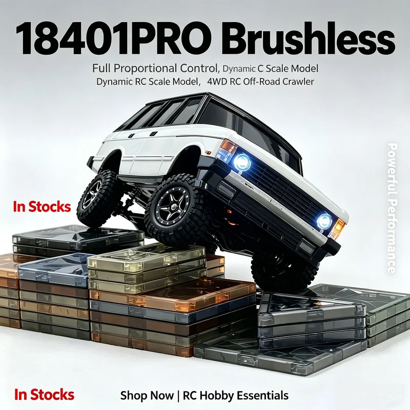 

In Stock LDRC 18401Pro 1:18 4WD RC Crawler Car Brushless Motor Off-Road Truck Hobby Model Toy For Boys