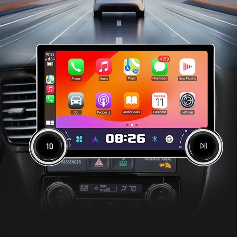 راديو تلقائي CarPlay Android 14 لاسلكي لميتسوبيشي أوتلاندر 3 2012 - 2018 4G سيارة الوسائط المتعددة نظام تحديد المواقع 2din
