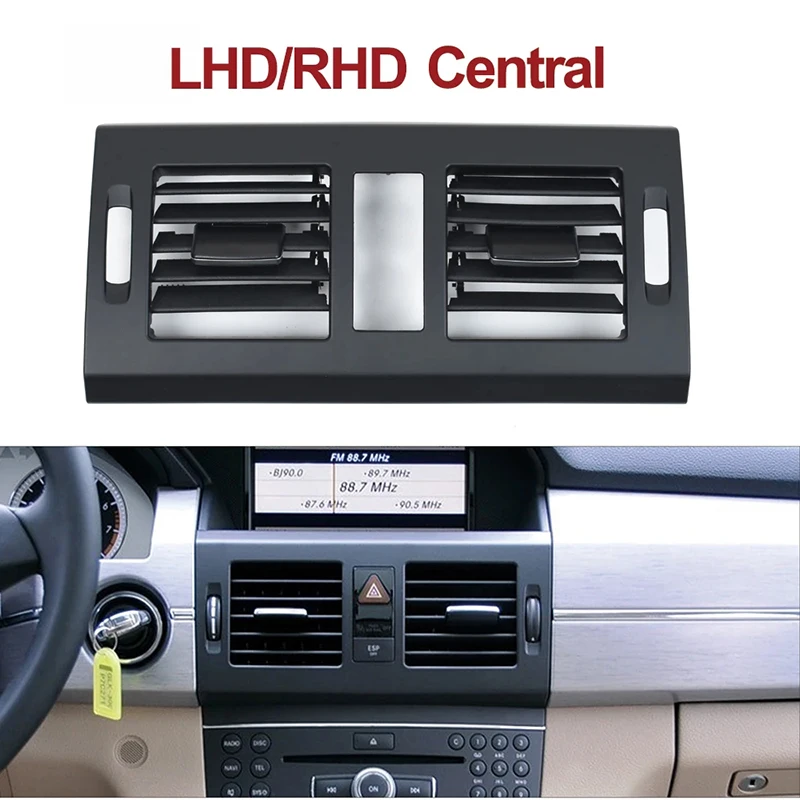 For Mercedes Benz GLK Class X204 180 200 220 230 260 300 350 2008-2012 Upgraded Front Dashboard Rear Air Vent Grille Cover Panel