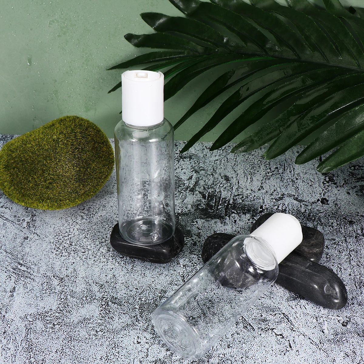 10 stuks reizen hervulbare flessen huisdier materiaal lange dunne containers voor shampoo lotion crème body wash gezichtswas