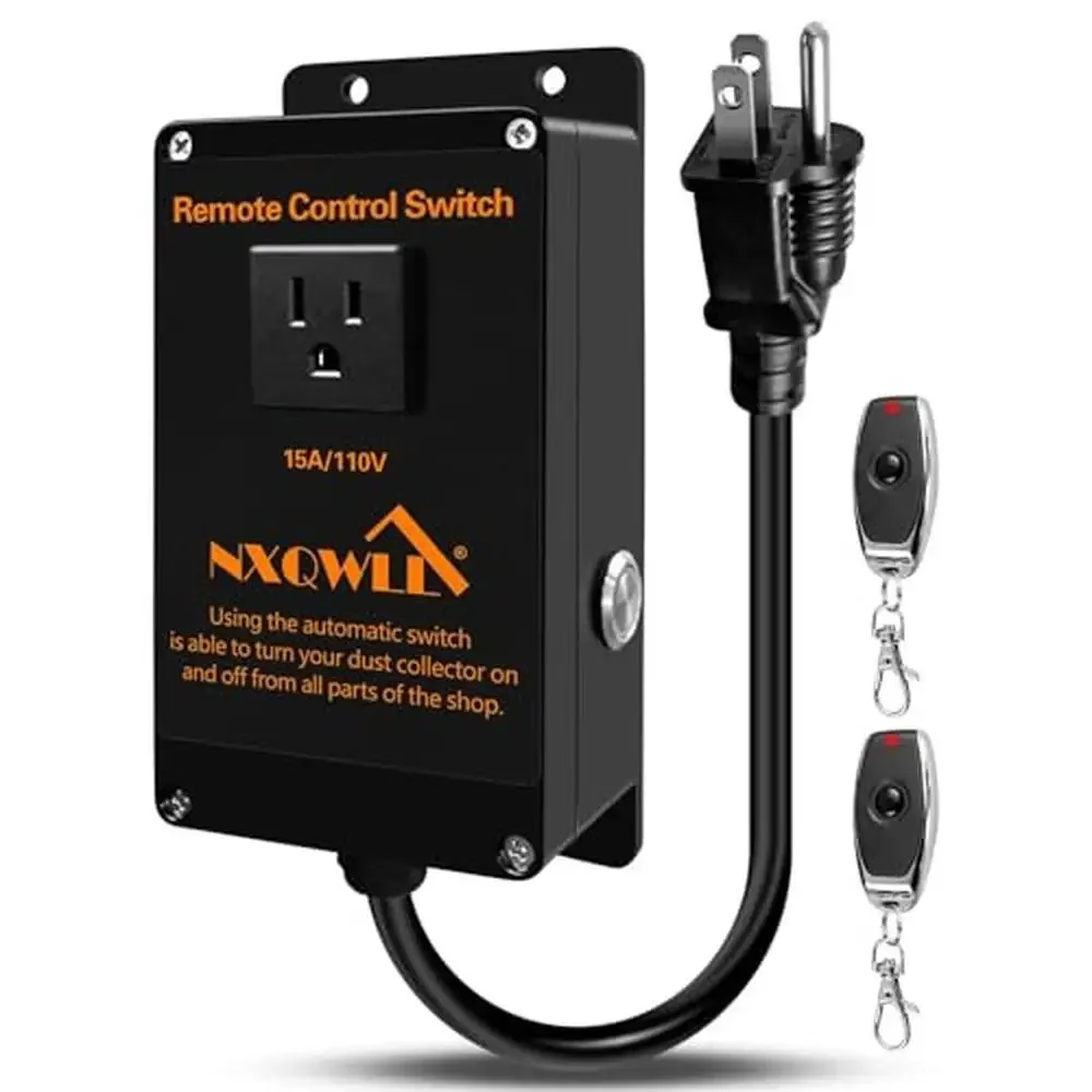 Wireless Remote Control Power Outlet Switch 110V 1800W/2.4HP PA-765 Housing 164ft Range