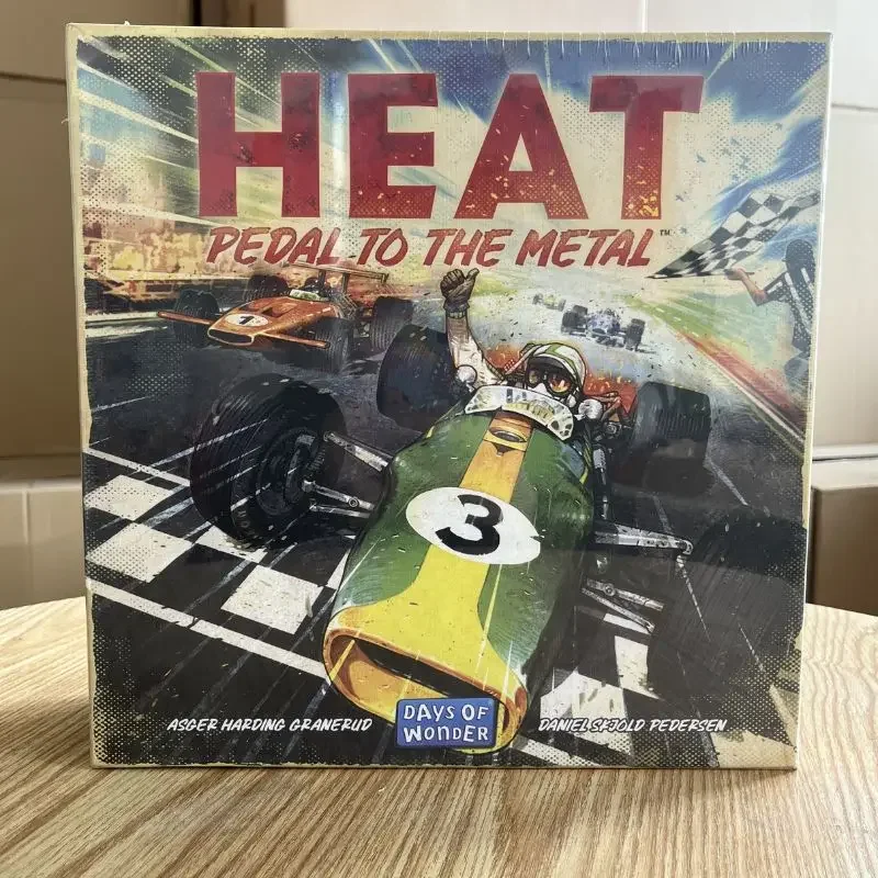 Heat: Pedal to Metal Racing Board Game - Strategy Card Game for Adults/Kids, 1-6 Players, 60 Min Family Party Game