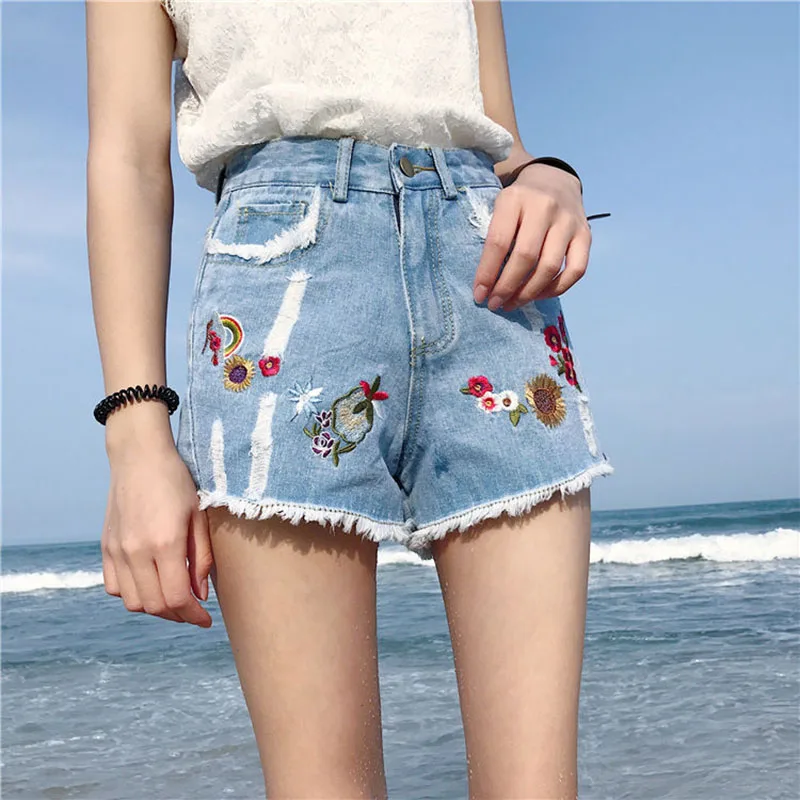 Micropantalones cortos de cintura alta para mujer de talla grande 4XL 5XL, pantalones vaqueros cortos blancos para mujer, pantalones cortos con