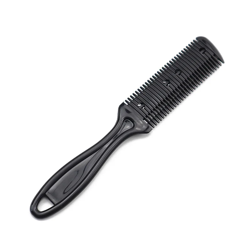 Double sided hair thinning hair cutting comb, double-sided shaver comb, used for styling and cutting thick and thin hair