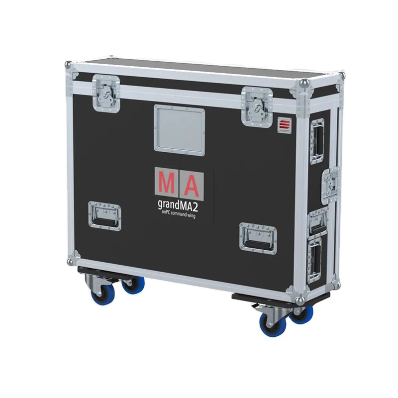 Customized Flight Case Lighting Controller PRO-3  Command OnPc Fader Wing Dual Touch Screen Case