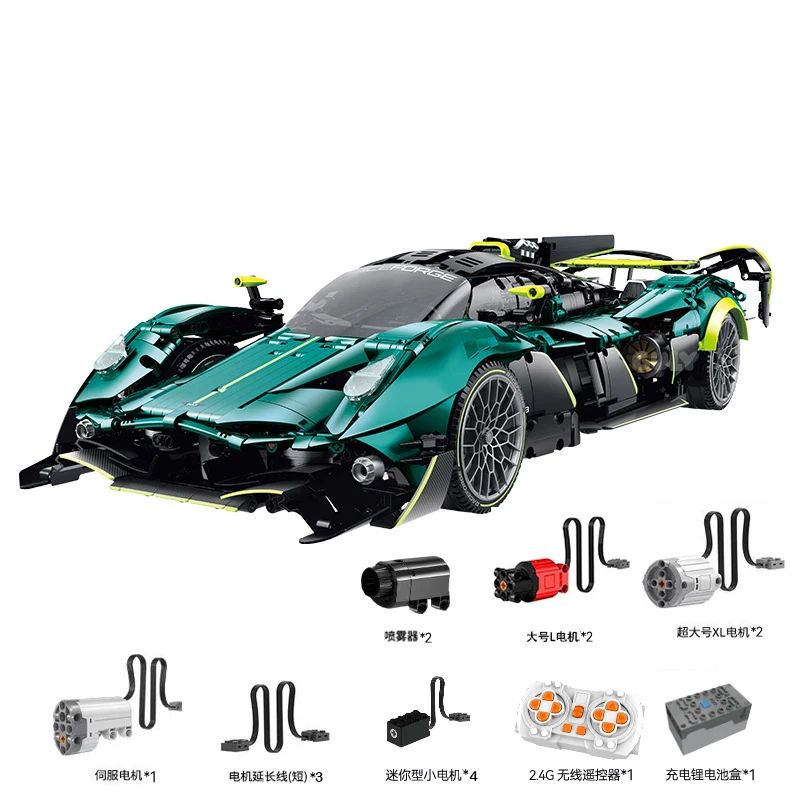 

В НАЛИЧИИ: Технический конструктор MOC 1:8 — радиоуправляемая спортивная машина «Валькирия». Набор для сборки модели из кирпичиков. Игрушка для детей, подарок на день рождения.