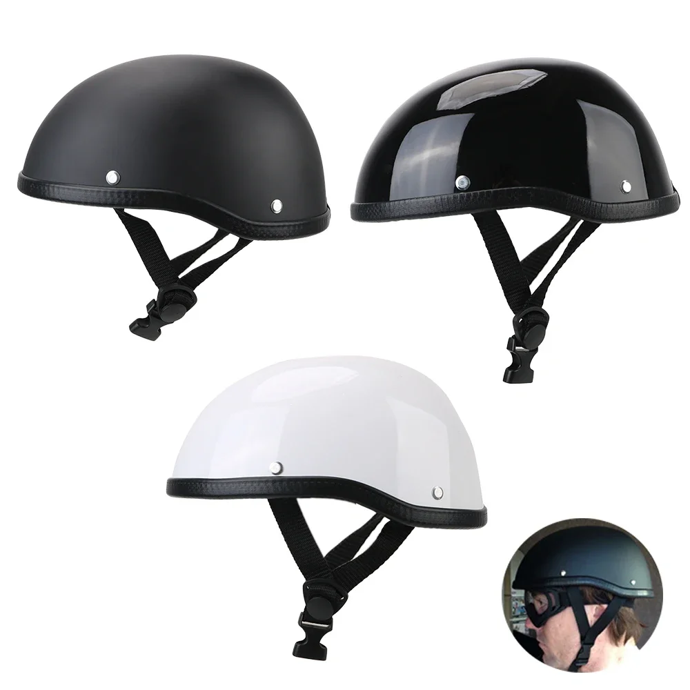 

Унисекс взрослый мотоциклетный защитный шлем Сверхлегкий велосипедный защитный шлем Универсальный ретро мотоциклетный винтажный велосипедный шлем