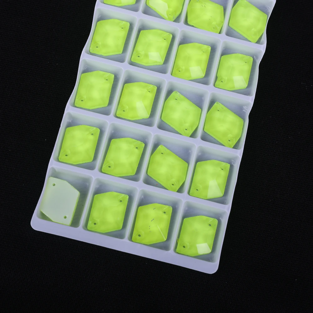 Vc neon fluor zierende kosmische nähen auf Strass kosmischen Nähen Diamant Glas Diamant Flatback DIY Zubehör Hochzeit – Detail 6