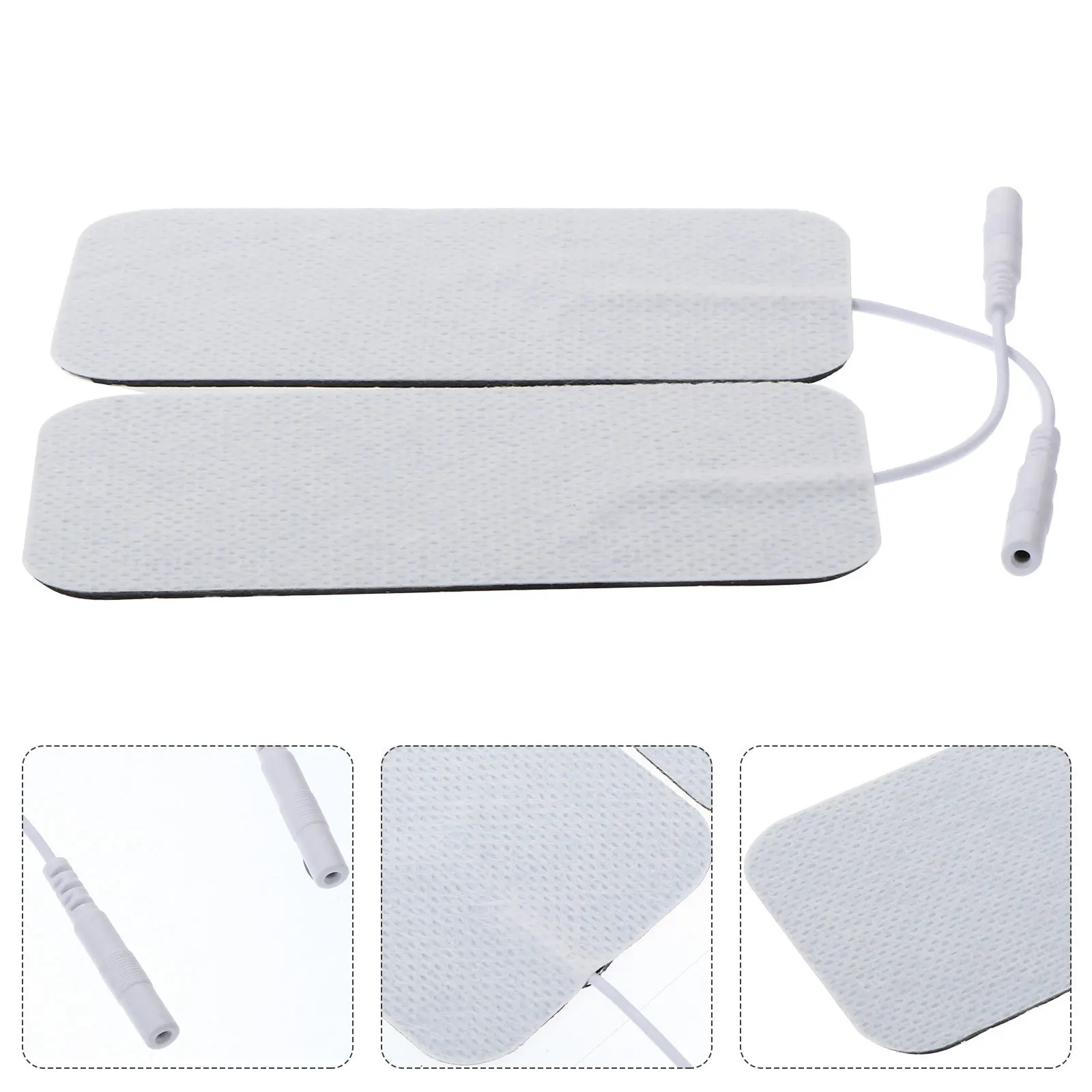 

4pcs Pads For Pain Relief Self-Adhesive Gel Pads Replacement Mats For Unit Non-Woven Fabric Latex-Free