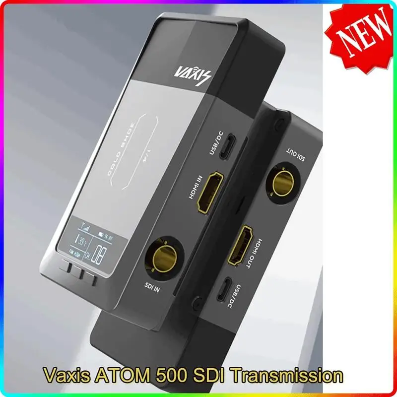

Vaxis ATOM 500 SDI 500 футов Беспроводная система передачи видео 1080P HD SDI-HDMI двойной интерфейс изображения видеопередатчик приемник