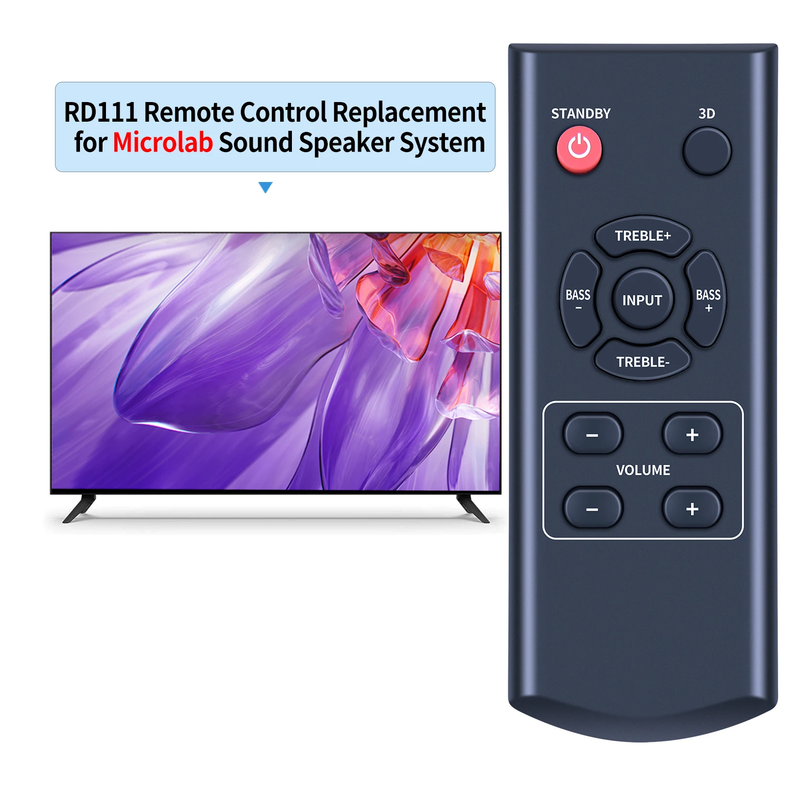 جهاز تحكم عن بعد جديد بديل مناسب لنظام مكبرات الصوت Microlab RD111 FC530 2.1