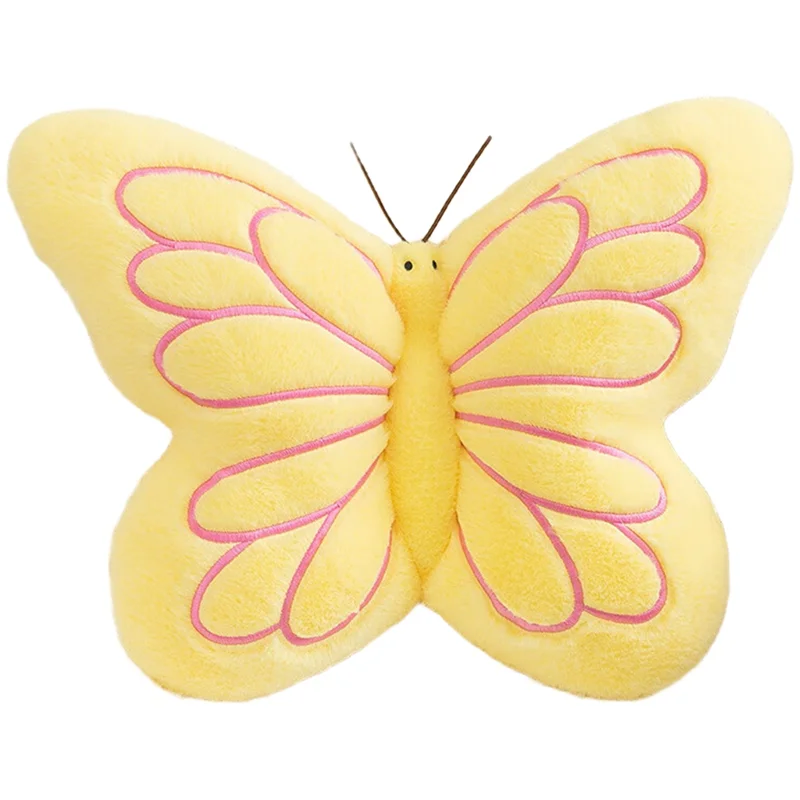 

A88E-Butterfly Pillow Decorative Butterfly Shaped Throw Pillow Soft Plush Cushion Decor For Bedroom Living Room Sofa Couch