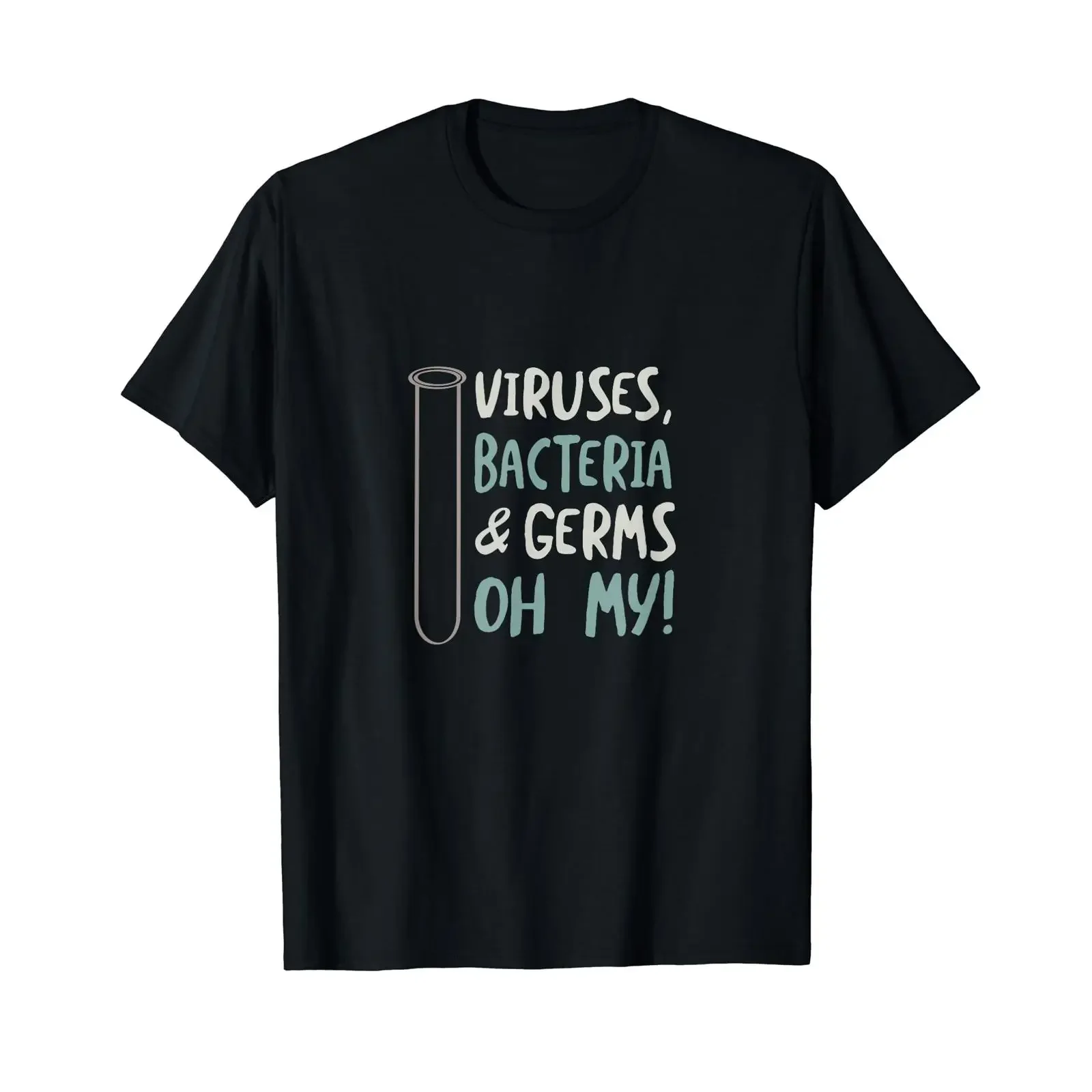 Microbiology Viruses bacteria and germs Oh my Affordable graphic T shirt vintage Washed Stylish Top For Everyday Wear Unisex