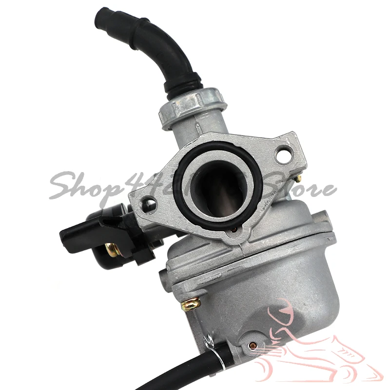 PZ19 Lever Choke Carb Keihin 19mm Carburetor for 50cc 70cc 90cc 110cc Engine Quad ATV 4 Wheeler Buggy Pit Dirt Bike