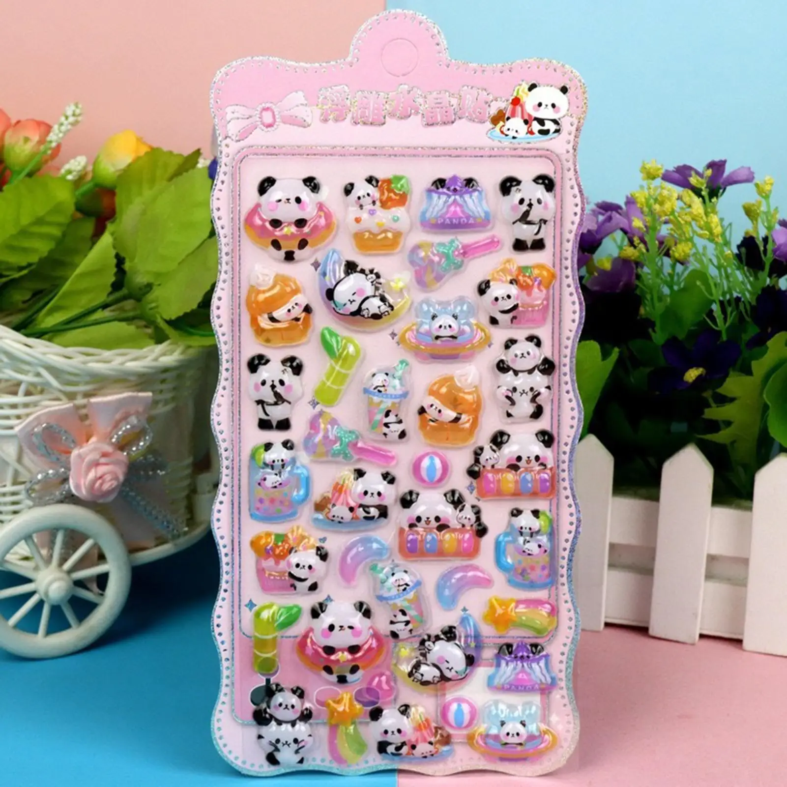 Kids 3D Stickers Aesthetic Decorative Stickers 7 Sheet Journaling Decals For Phone Case Notebook Scrapbooking Journal Laptop