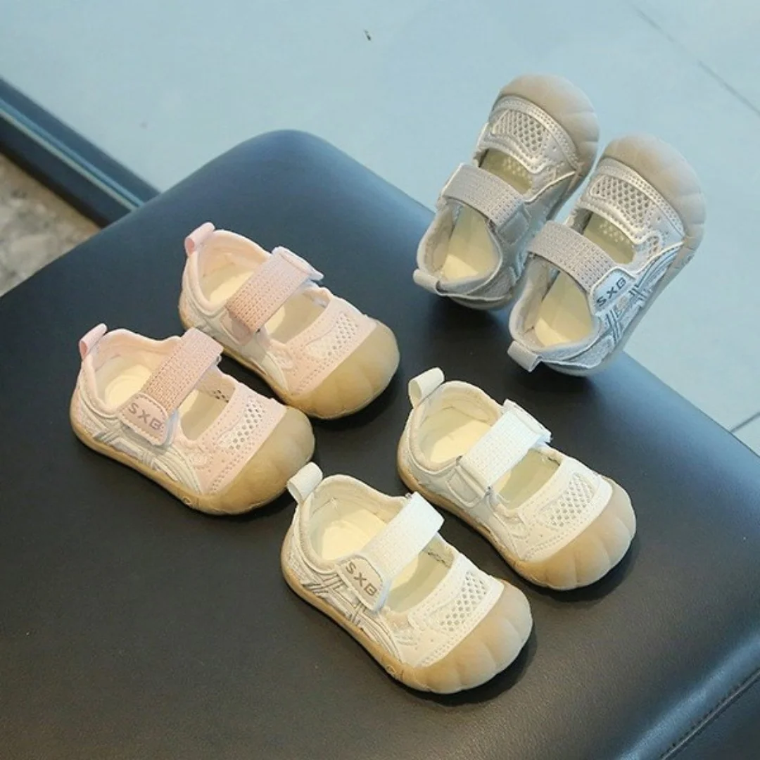 

Kids'Casual Shoes Toddler PU Leather Summer Fashion Soft Bottom Shoes For Children Breathable Anti-slip White Pink Size 17-21