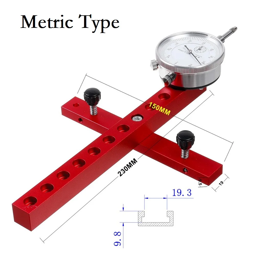 Table Saw Dial Indicator Gauge For Aligning And Calibrating Work Shop Machinery Like Table Saws And Drill Presses