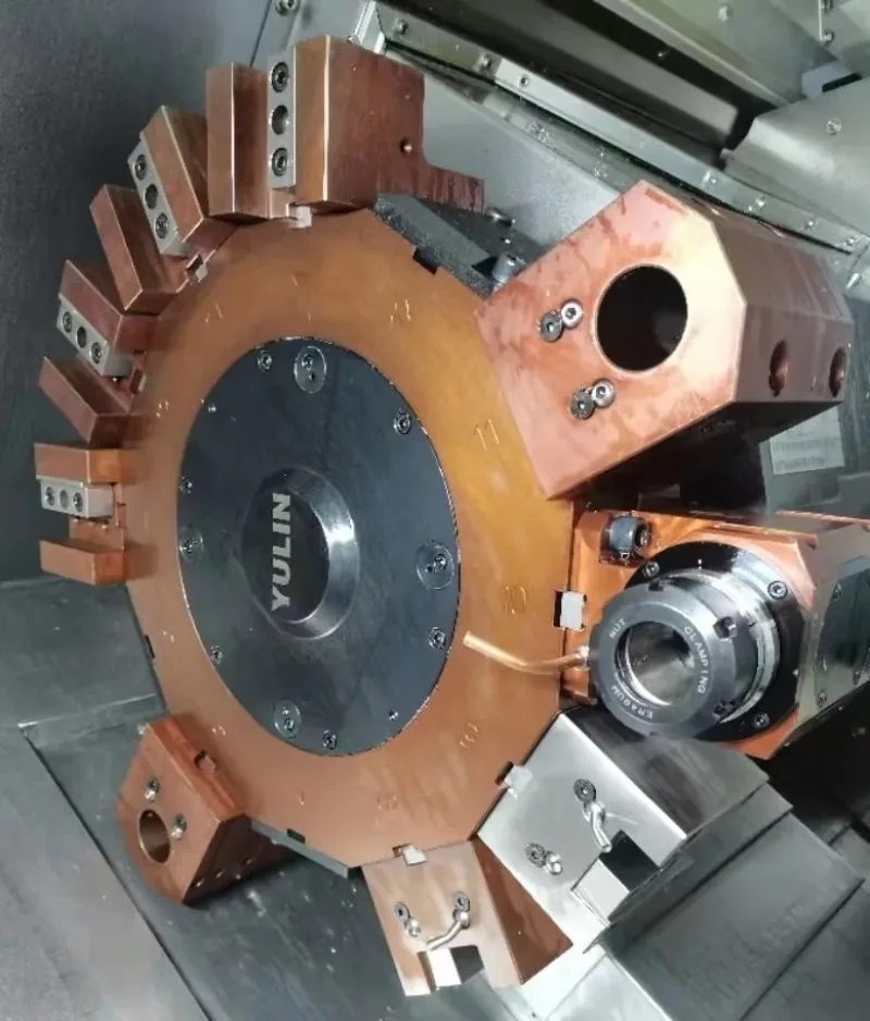 BMT40/45/55/65 power turret fixed turret end face boring outer diameter U-shaped drilling turning milling composite power head