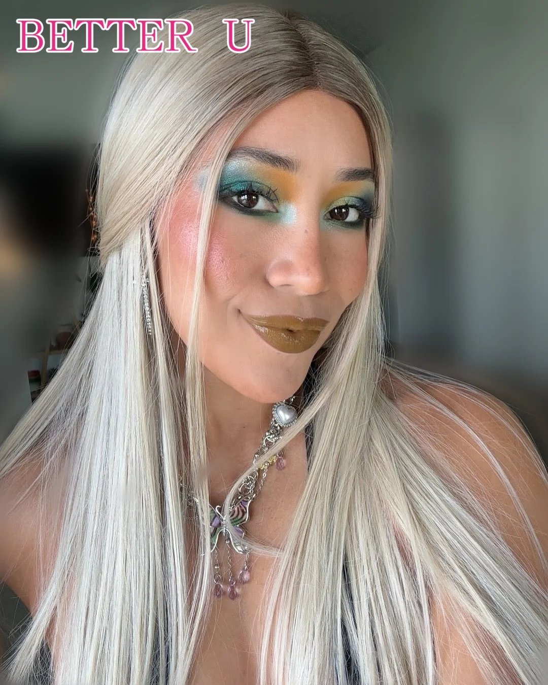 13x6 أومبير الأبيض مع جذور داكنة الدانتيل الجبهة خصلات الشعر المستعار الإنسان للنساء مستقيم البرازيلي شعر الإنسان الرماد البلاتين الدانتيل شعر مستعار أمامي #1