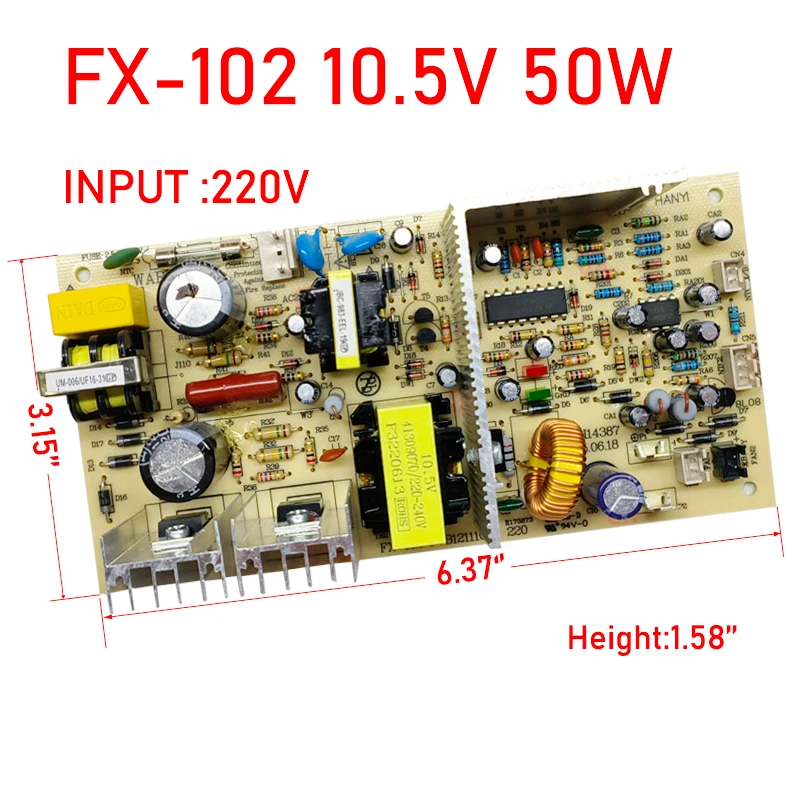 Placa de Controle do Refrigerador do Vinho Fx102 Fx-101 Fx-108 Controlador do Armário do Vinho Placa de Circuito Pcb121110k1