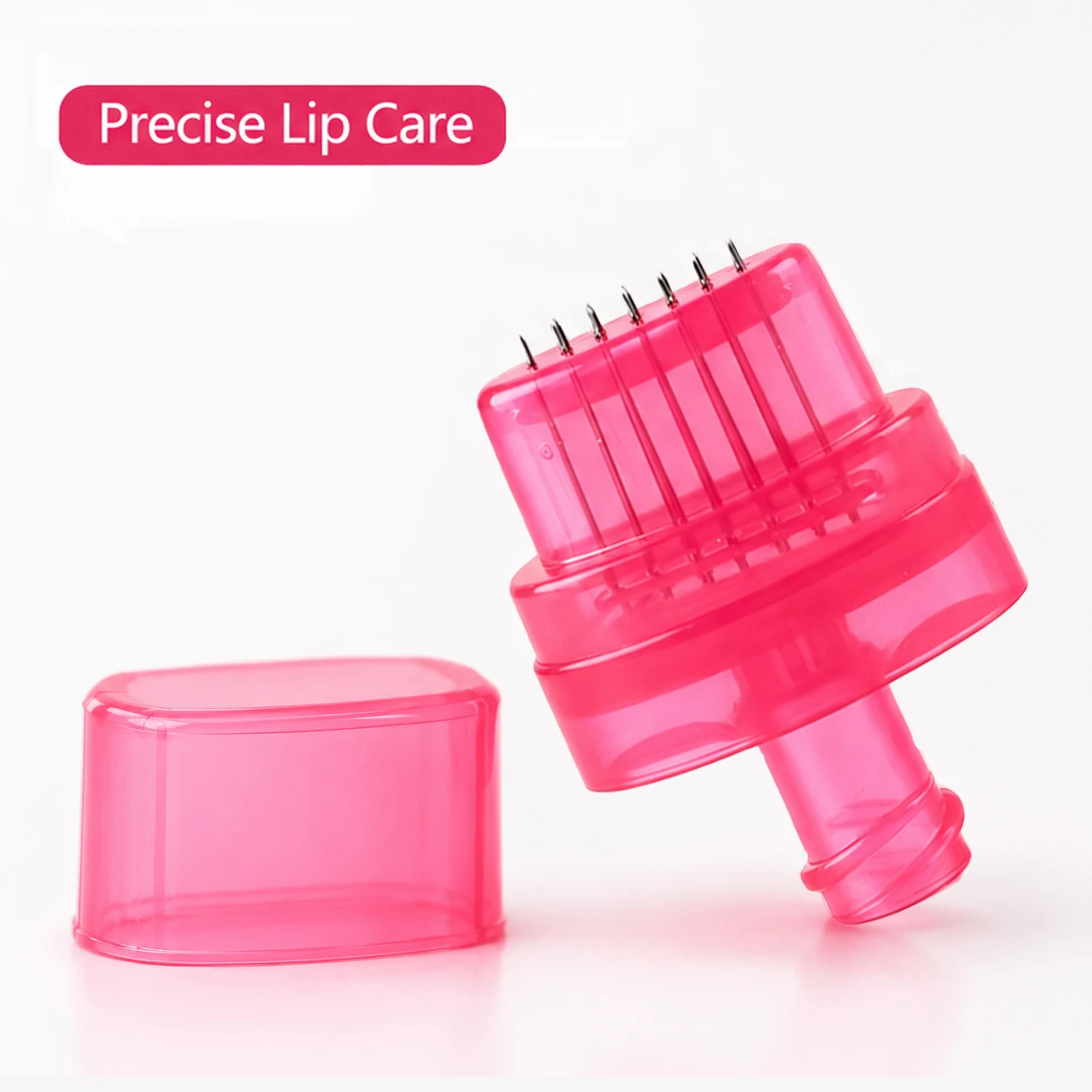 5 Stück/10 Stück, Sterile 12-Pin-Lippennadel mit Luer-Lock 30G 0,5mm Lippen-Booster-Nano-Nadel für Lippenpflege und Feuchtigkeitspflege – Detail 2