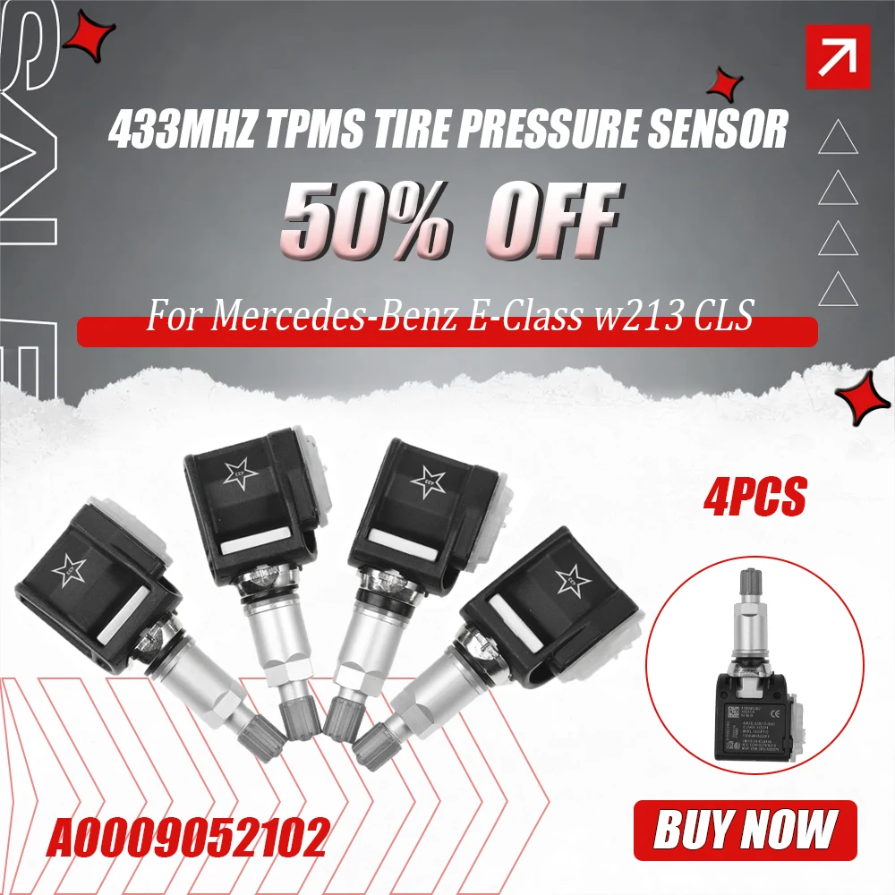 

A0009052102 0009052102 433MHZ TPMS Tire Pressure Sensor for Mercedes-Benz E-Class w213 CLS TPMS Sensor 36106887140 6887140-01