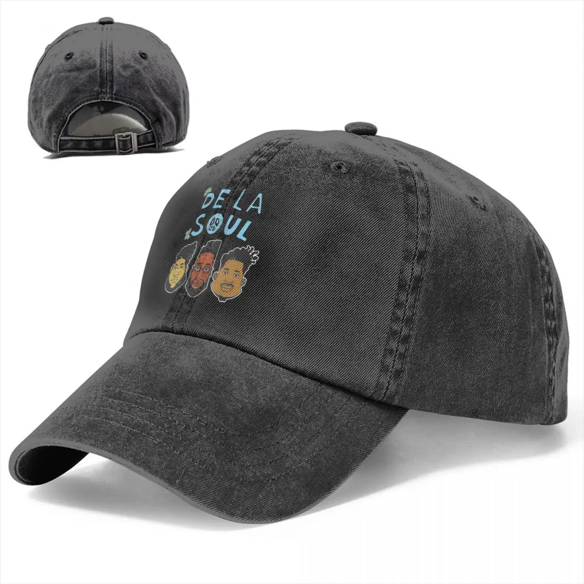 De La Soul Multicolor Hat Peaked Women's Cap Special Edition Music Hits Personalized Visor Protection Hats